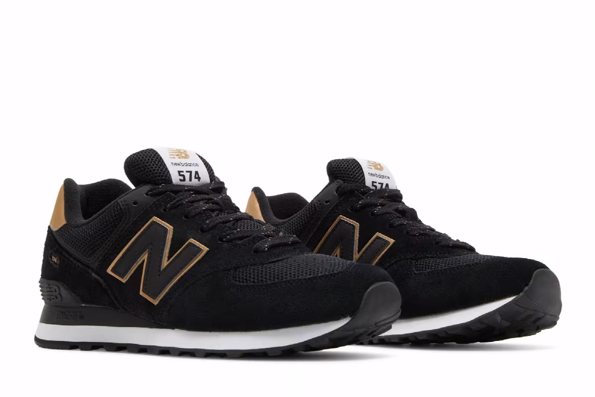 New Balance 574 Black Gold, view 9