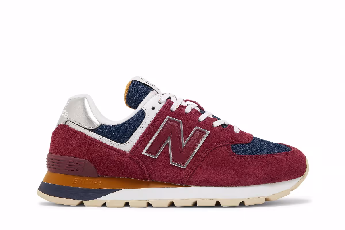 New Balance 574 Rugged Garnet, view 2