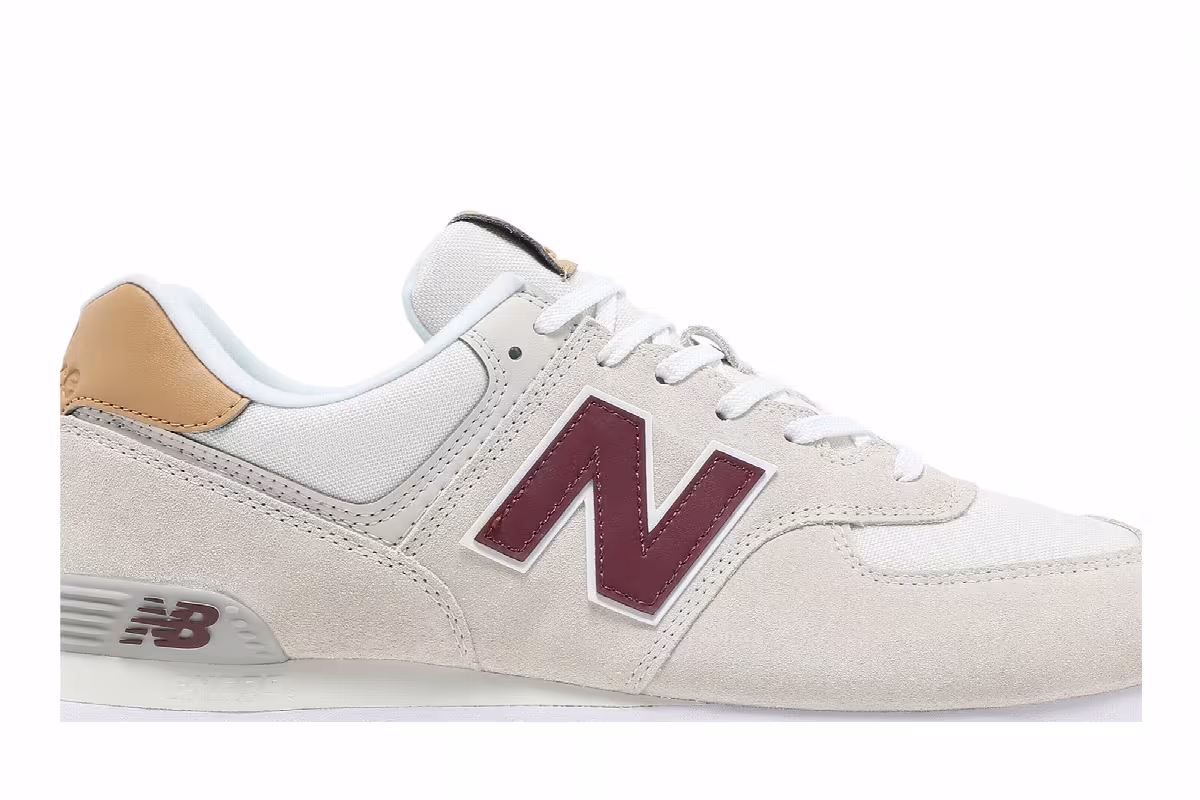 New Balance 574 Timberwolf Grey Oak, view 3