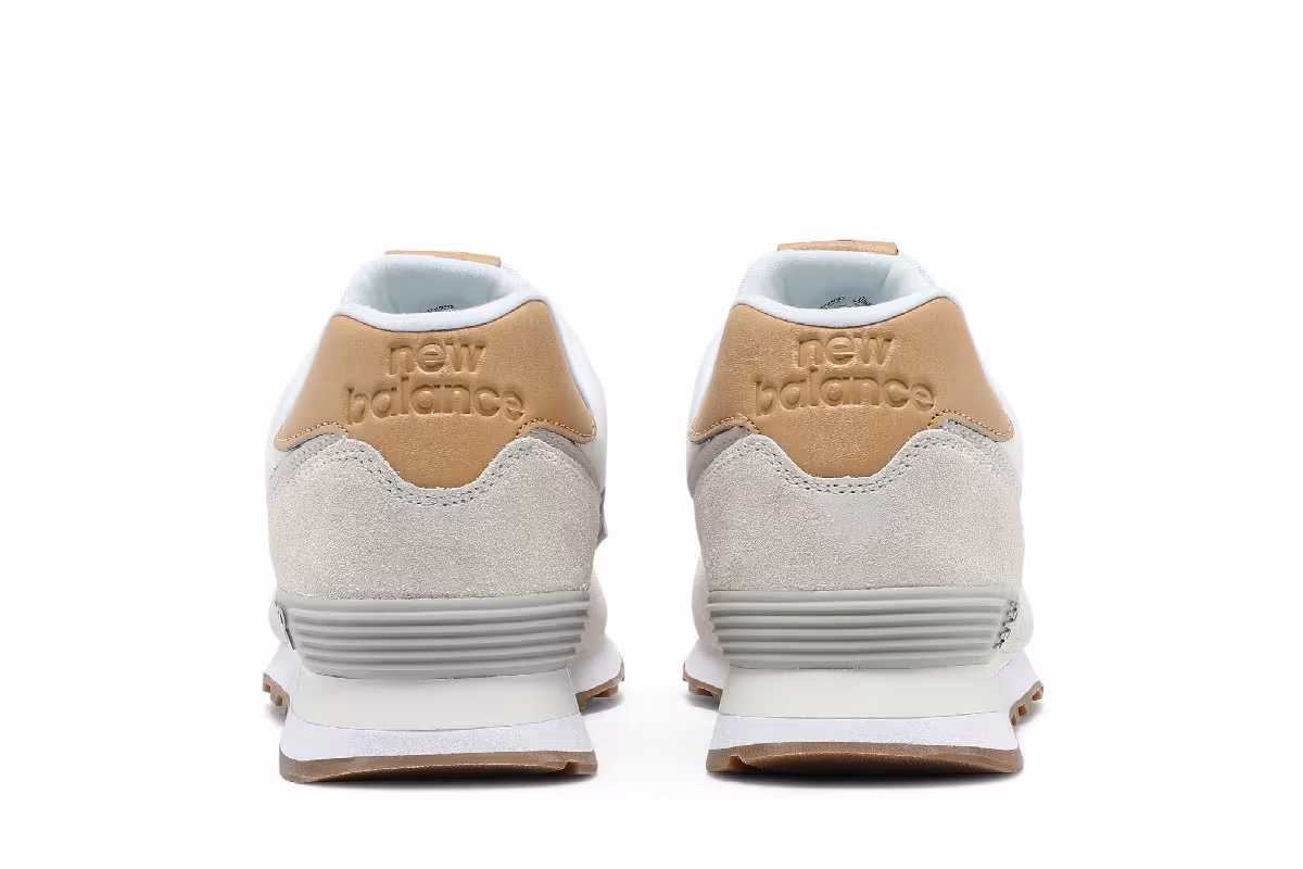 New Balance 574 Timberwolf Grey Oak, view 7