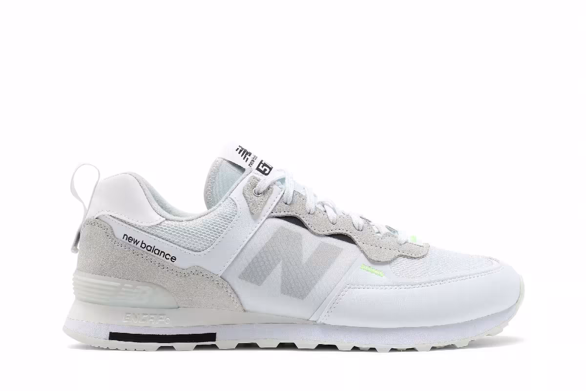 New Balance 574 White Summer Fog, view 2