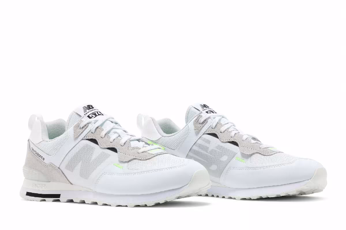 New Balance 574 White Summer Fog, view 9