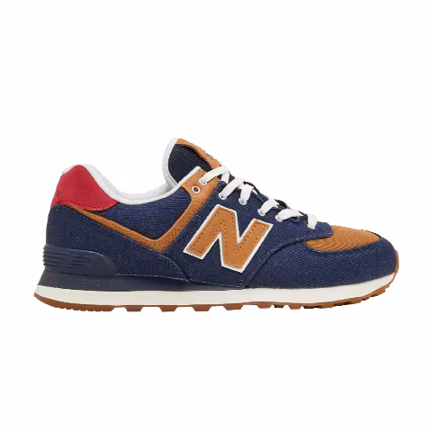 New Balance 574 'Denim - Pigment Team Red'