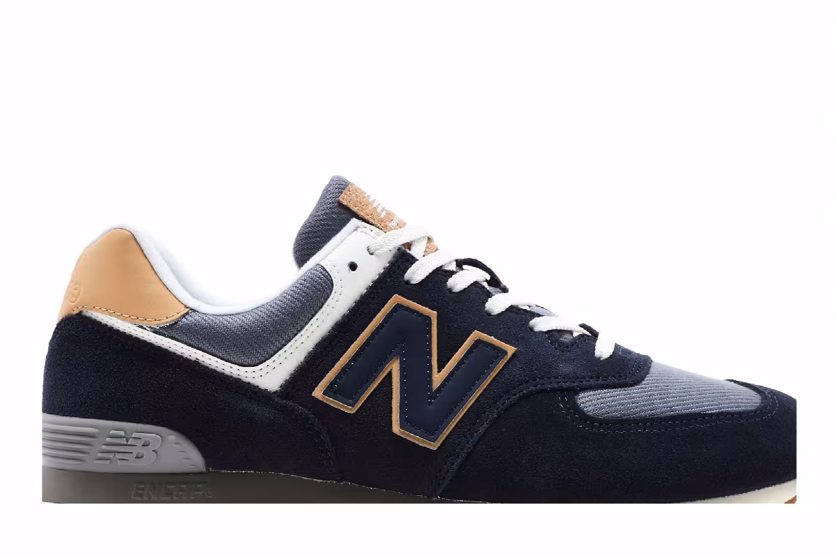 New Balance 574 Natural Indigo Maple, view 3