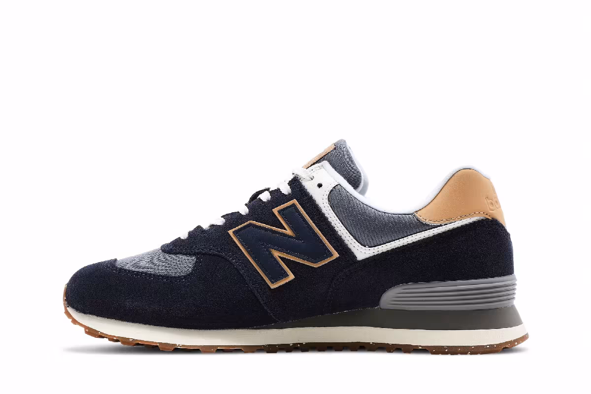New Balance 574 Natural Indigo Maple, view 4
