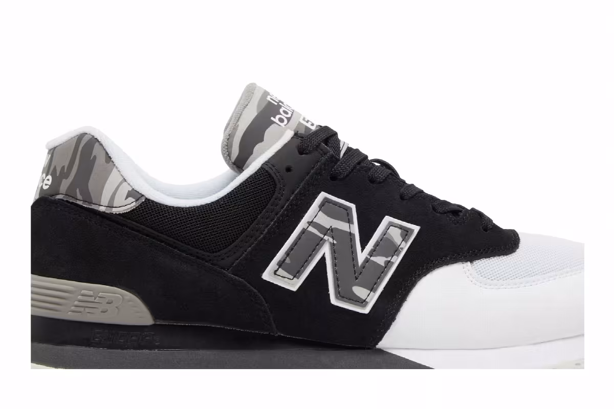 New Balance 574 Black Camo, view 3