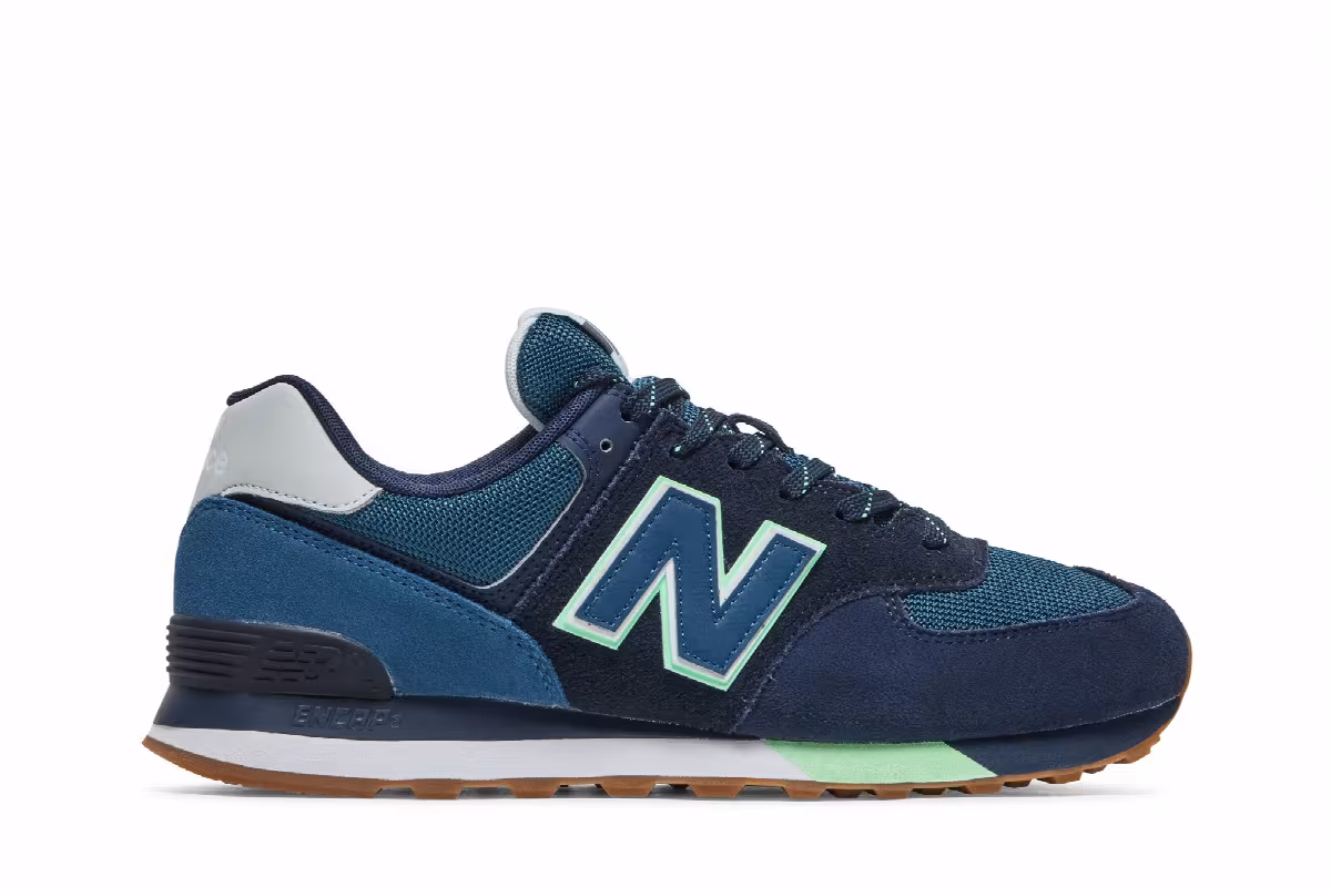New Balance 574 Natural Indigo, view 2
