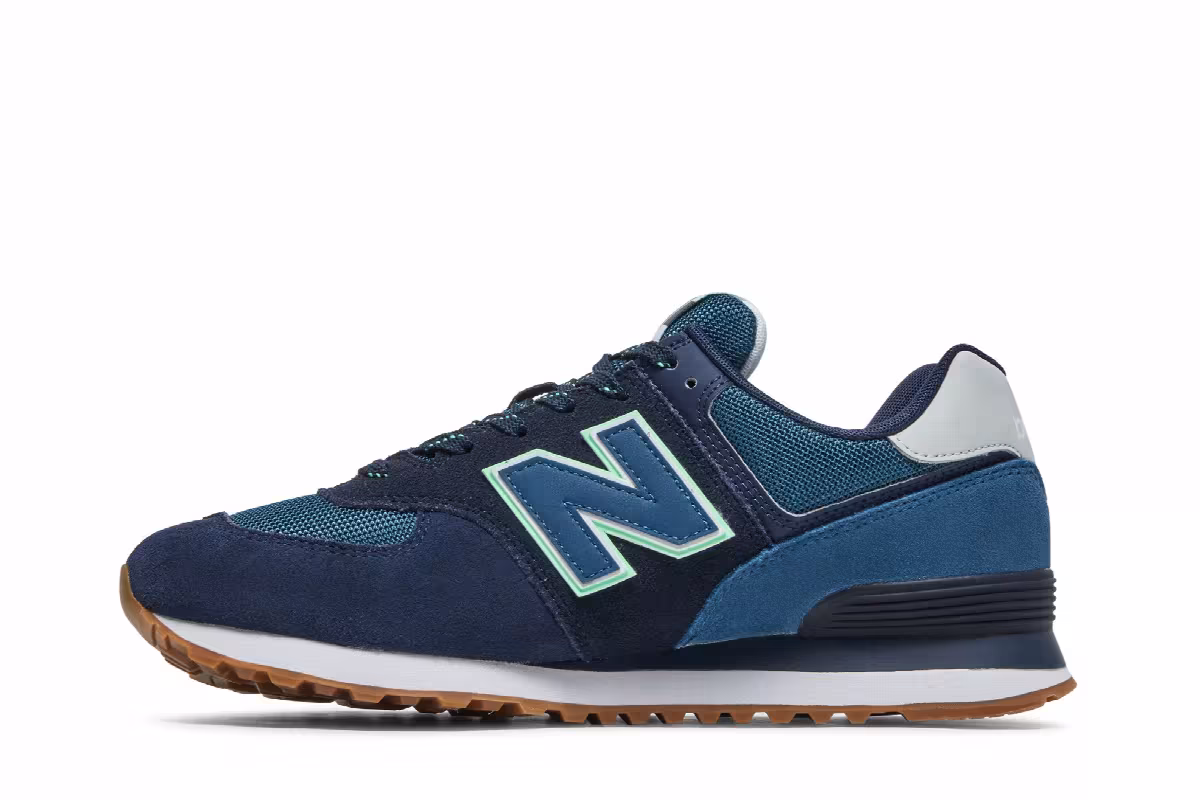 New Balance 574 Natural Indigo, view 4