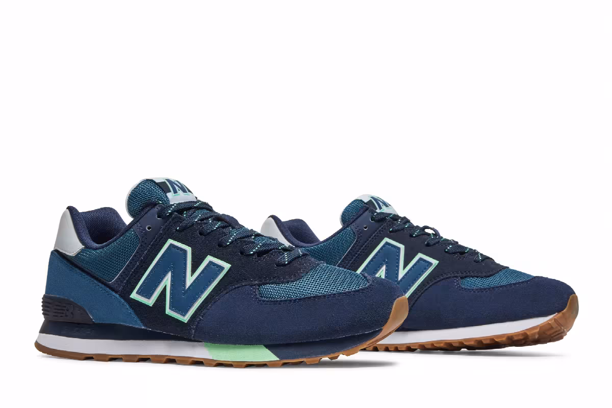 New Balance 574 Natural Indigo, view 9