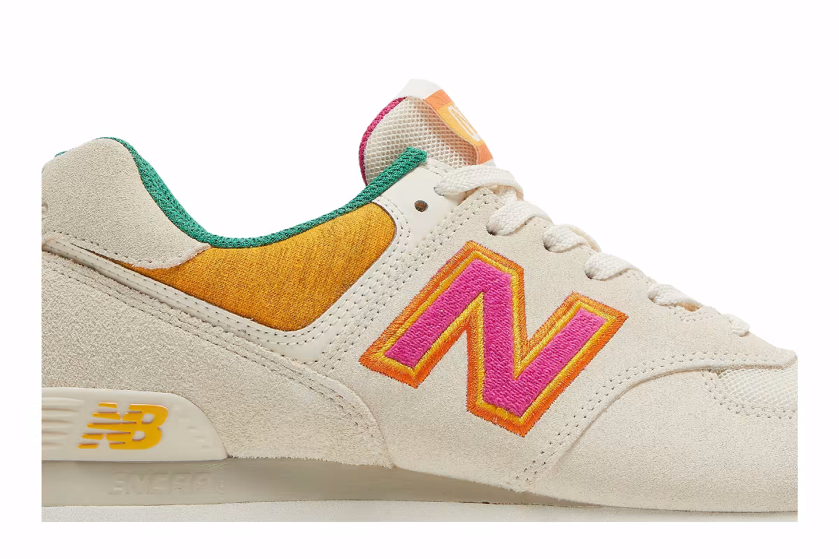 New Balance 574 Cream Pink, view 3