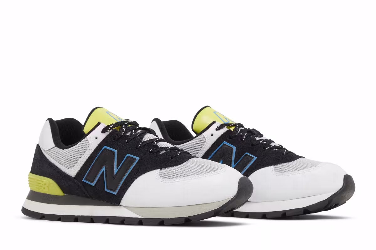New Balance 574 Rugged Black Helium, view 9