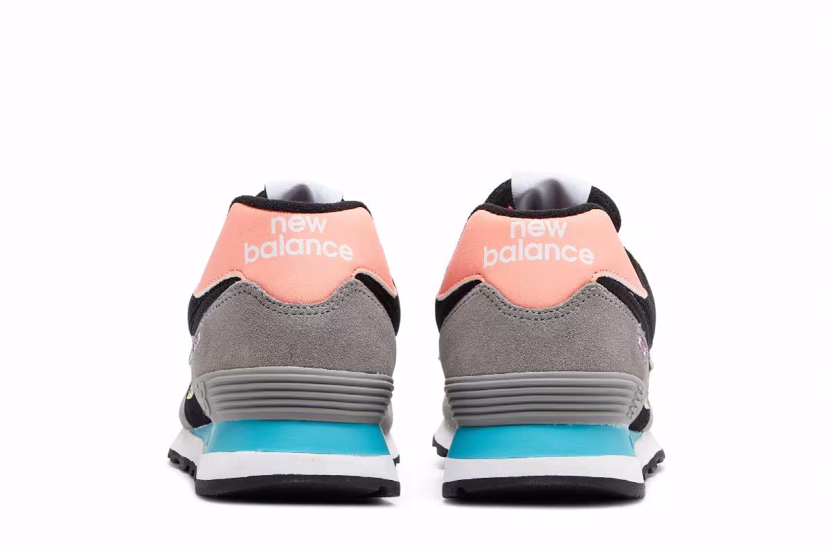 New Balance 574 Black Paradise Pink, view 7