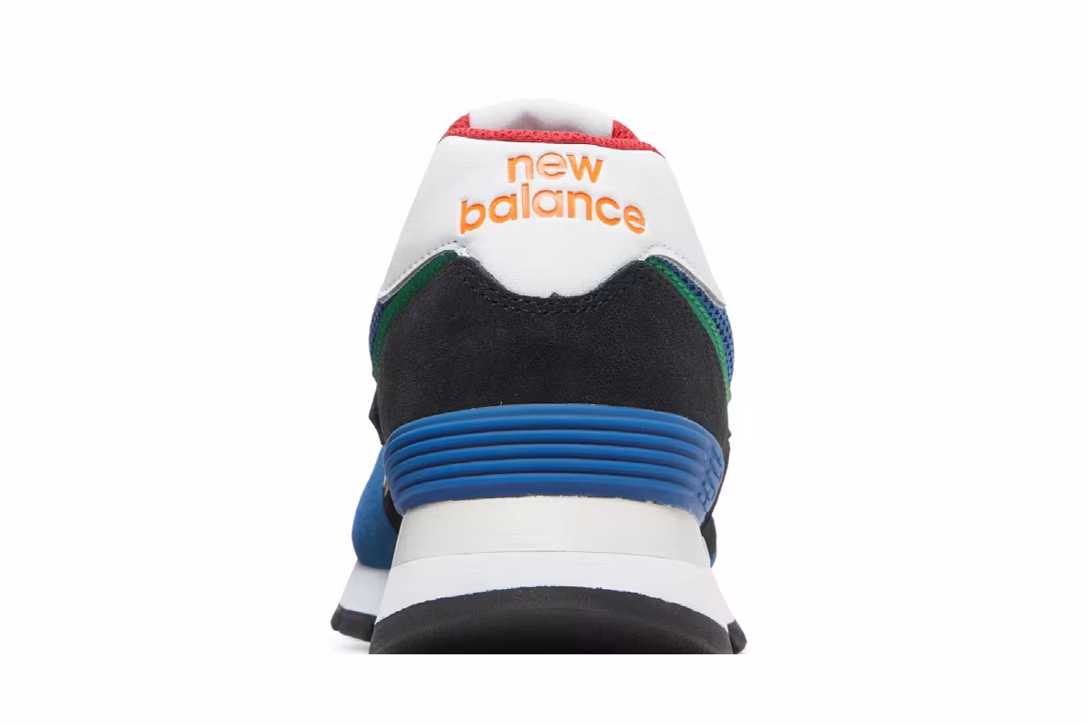 New Balance 574 Rugged Black Captain Blue, view 8