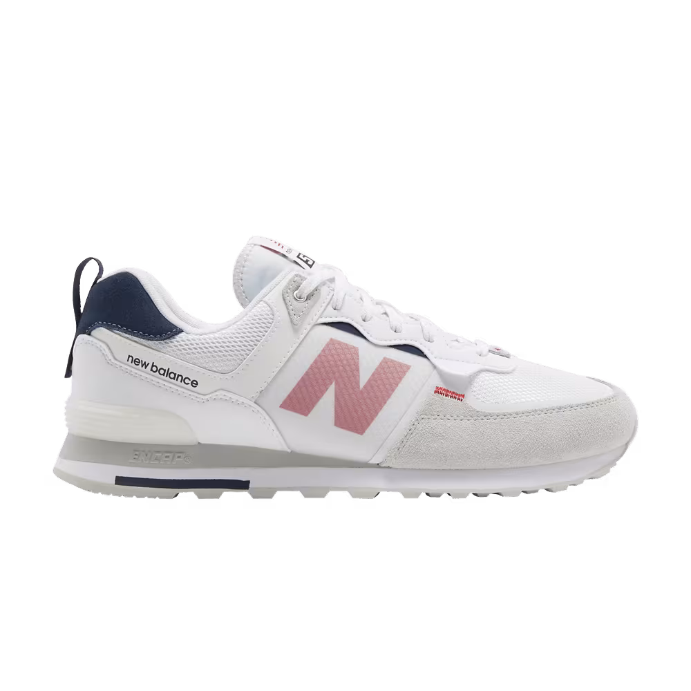 New Balance 574 White Natural Indigo