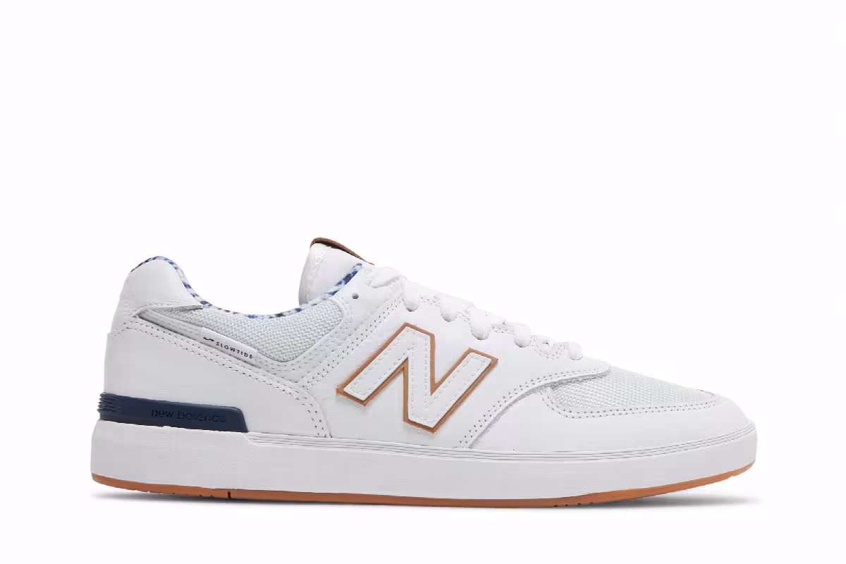 New Balance Slowtide x All Coasts 574 White Arctic, view 2