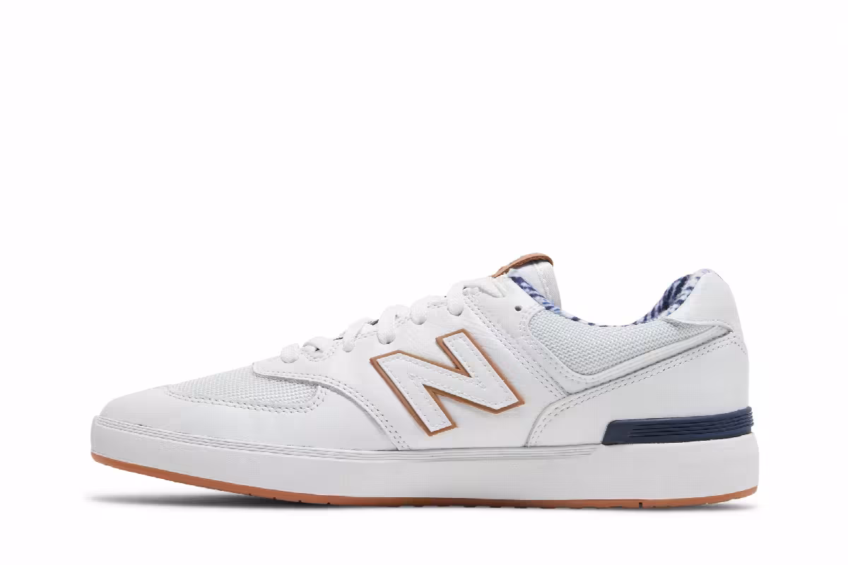 New Balance Slowtide x All Coasts 574 White Arctic, view 4