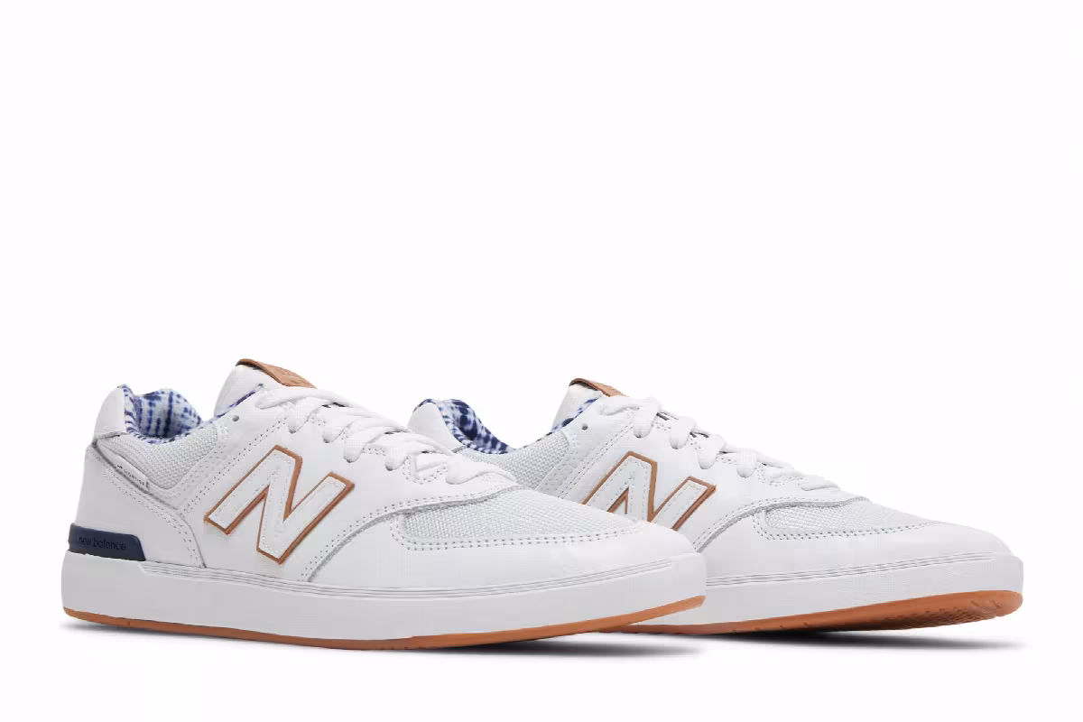 New Balance Slowtide x All Coasts 574 White Arctic, view 9