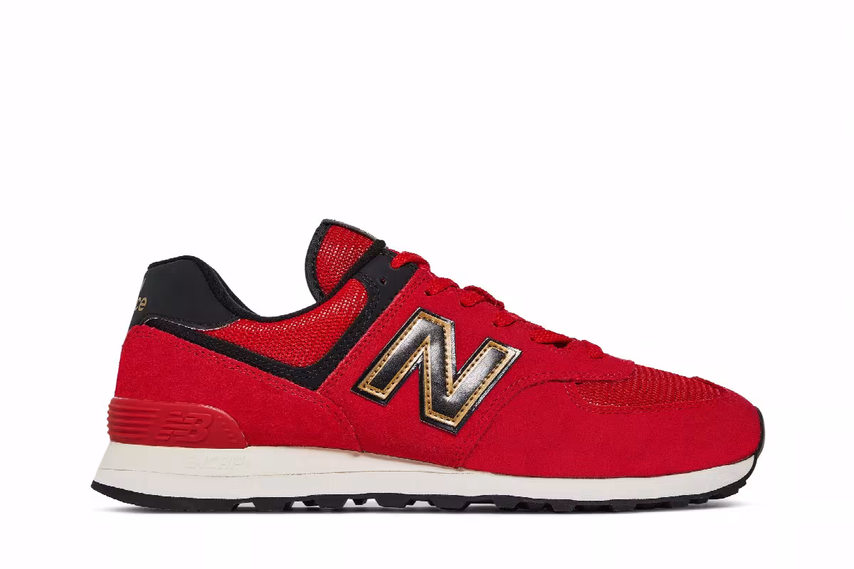 New Balance 574 Chinese New Year - Team Red, view 2