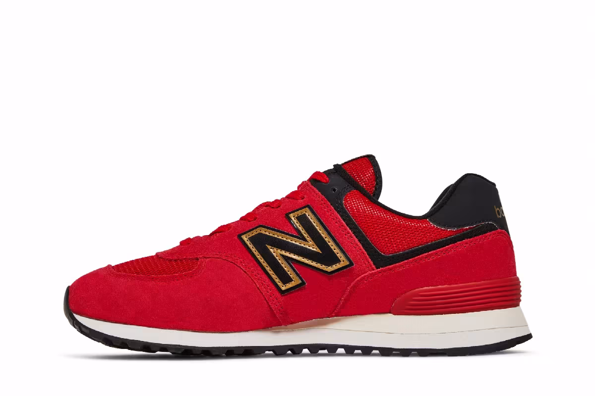 New Balance 574 Chinese New Year - Team Red, view 4