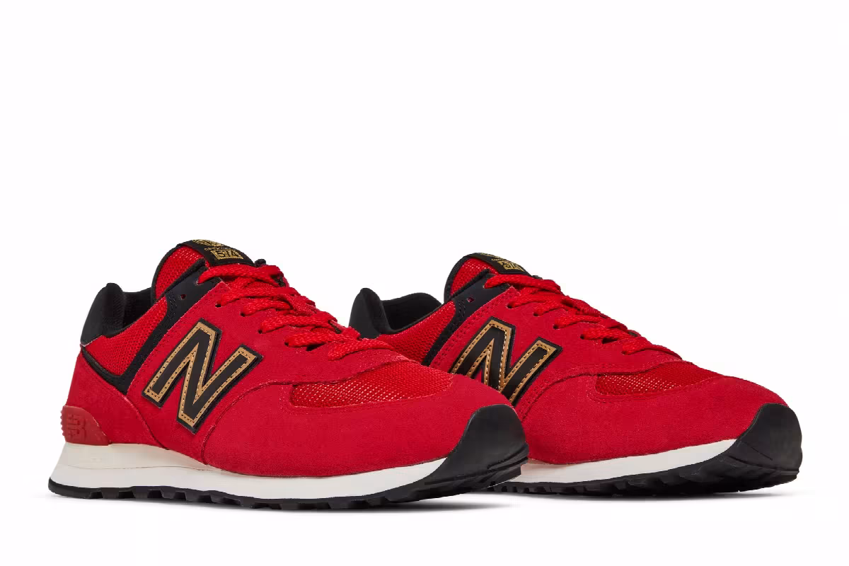 New Balance 574 Chinese New Year - Team Red, view 9