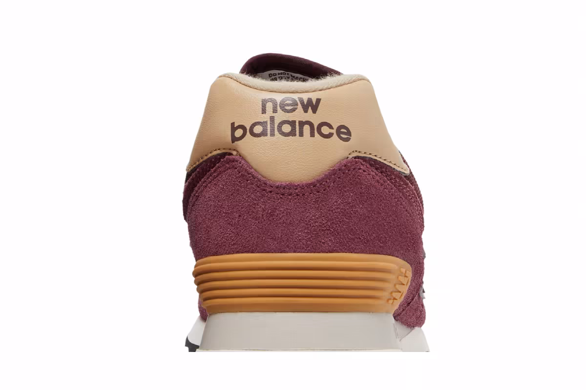New Balance 574 Burgundy, view 8