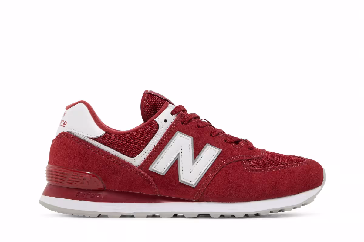 New Balance 574 Scarlet, view 2