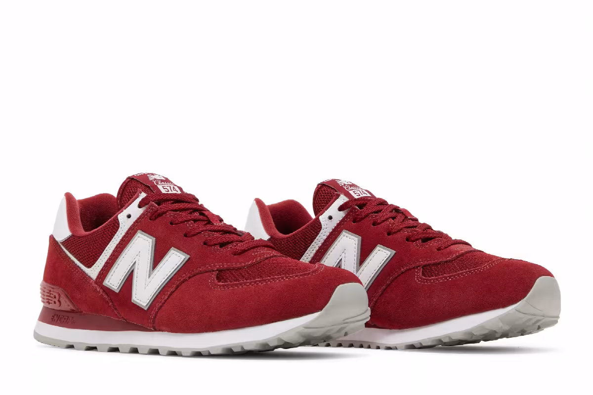 New Balance 574 Scarlet, view 9