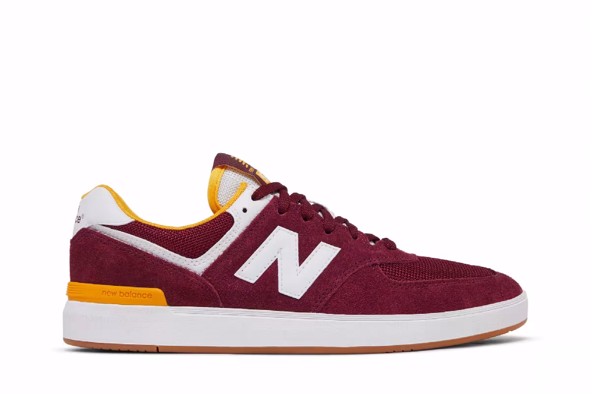 New Balance 574 Burgundy Gum, view 2