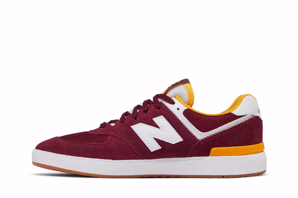 New Balance 574 Burgundy Gum, view 4