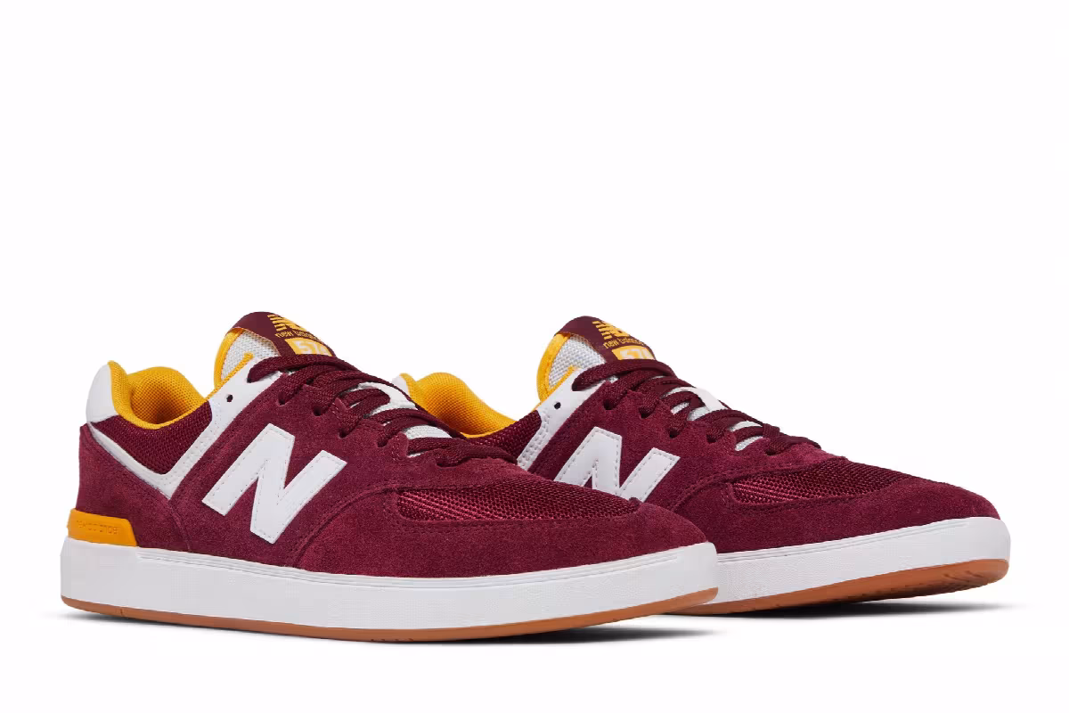 New Balance 574 Burgundy Gum, view 9