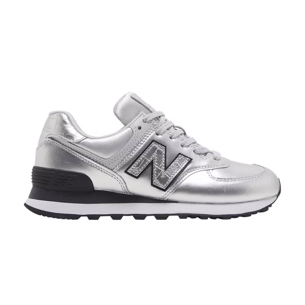 New Balance Women's 574 Silver
