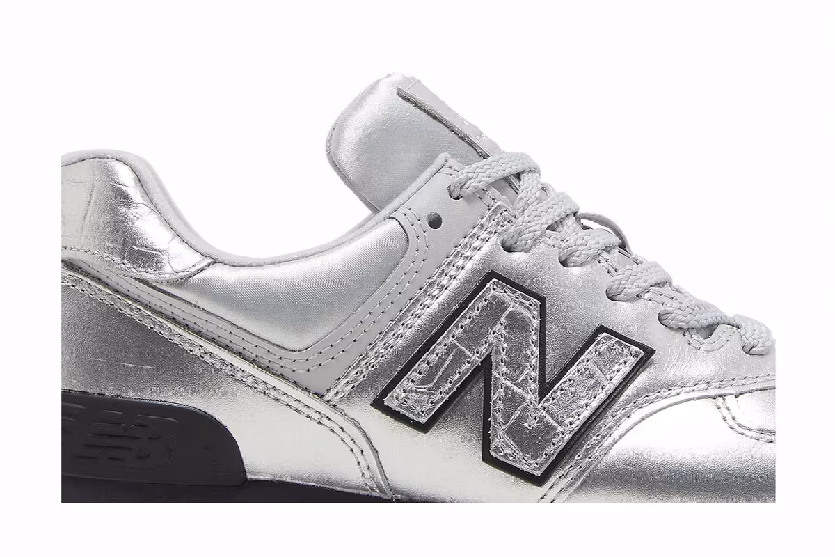 New Balance Women's 574 Silver, view 3