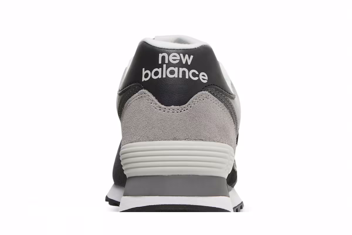 New Balance Women's 574 Black Grey, view 8