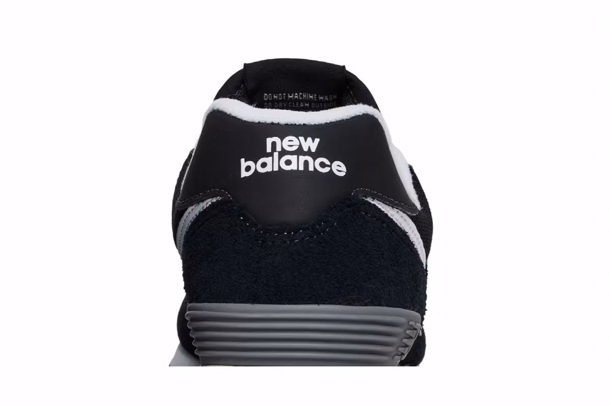 New Balance Women's 574 Black Oyster Pink, view 8