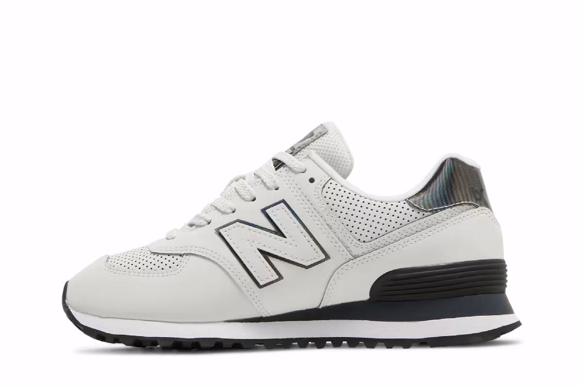 New Balance Women's 574 White, view 4