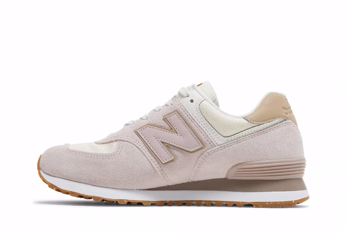 New Balance Women's 574 Space Pink Angora, view 4