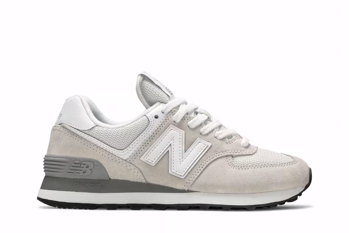 New Balance Women's 574 Classic Beige, view 2