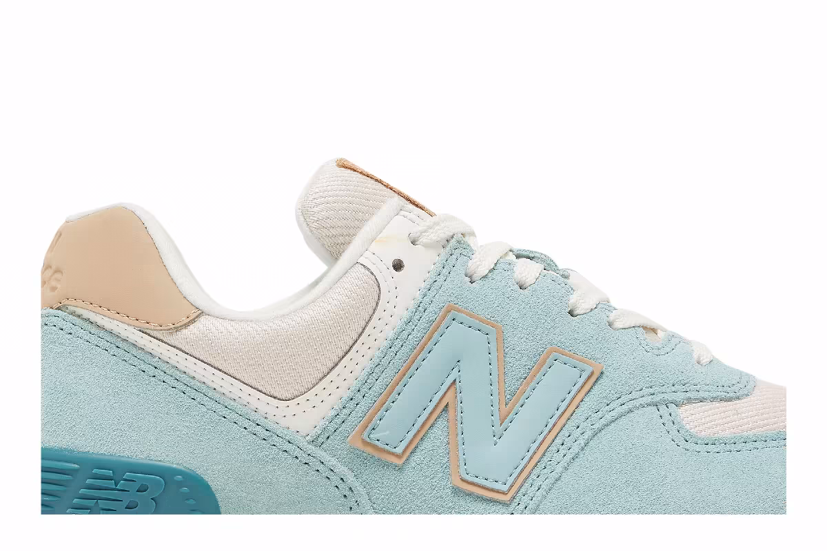 New Balance Women's 574 Storm Blue, view 3