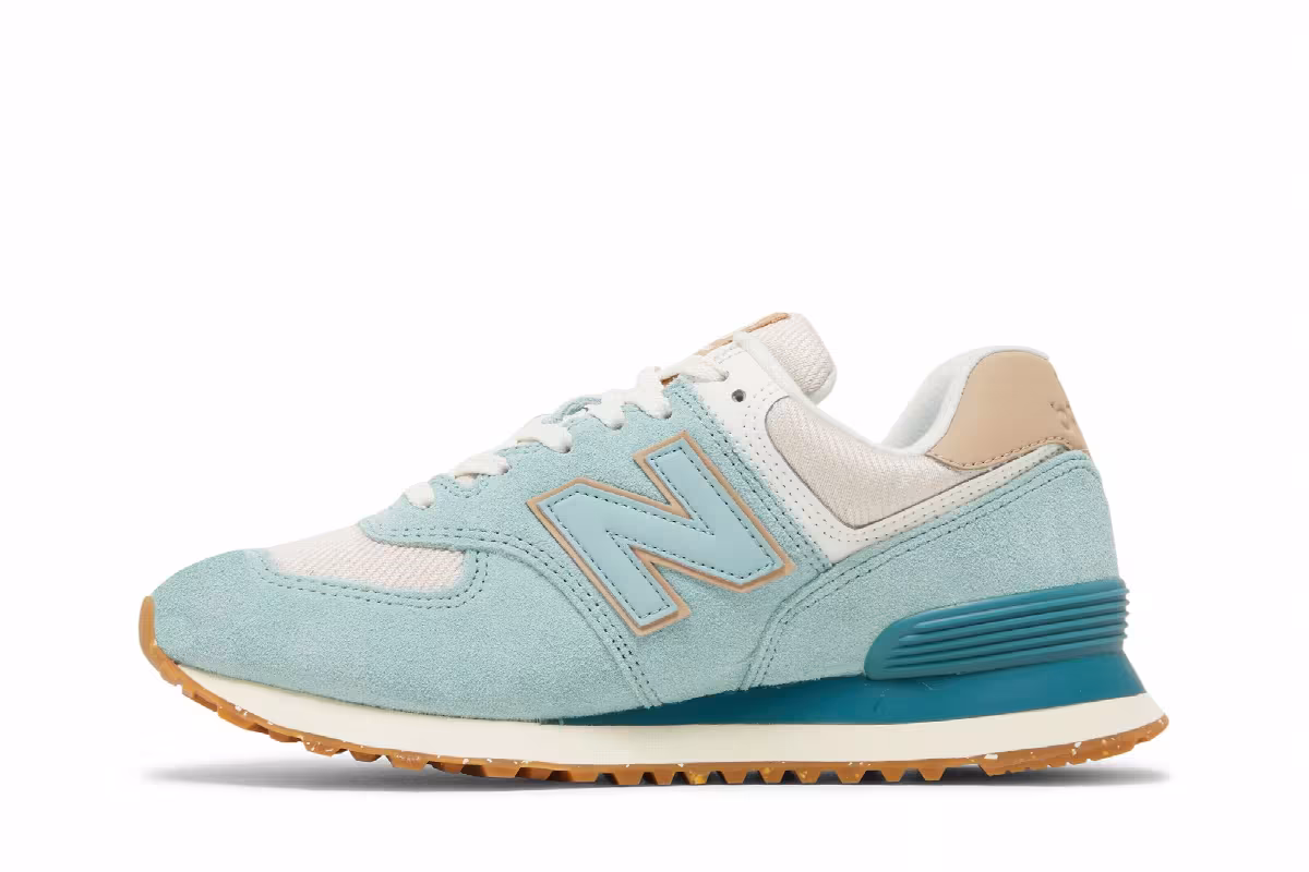 New Balance Women's 574 Storm Blue, view 4