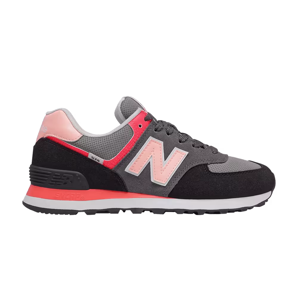 New Balance Women's 574 Black Cloud Pink