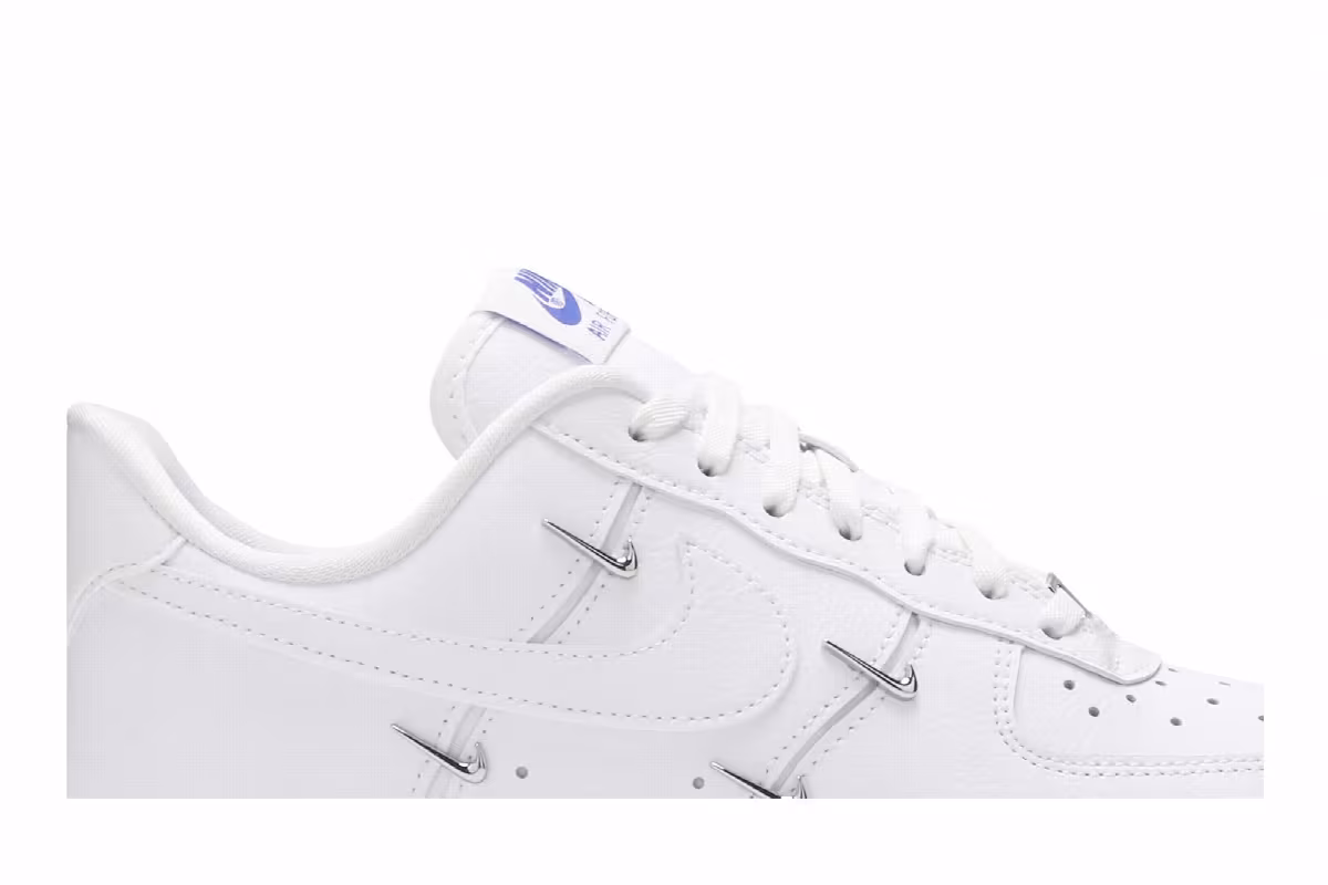 Nike Women's Air Force 1 Sisterhood - White Metallic Silver, view 3