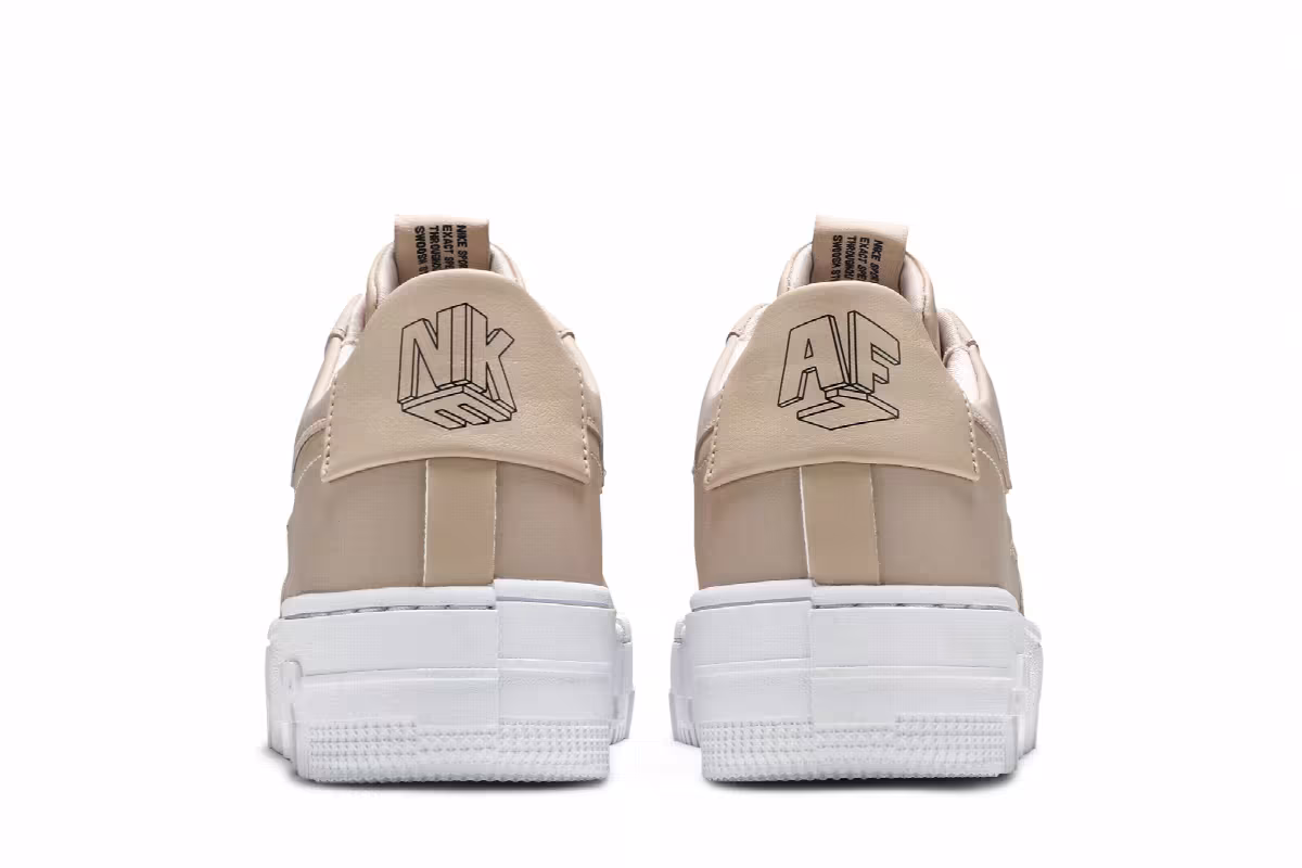 Nike Women's Air Force 1 Pixel Particle Beige, view 7