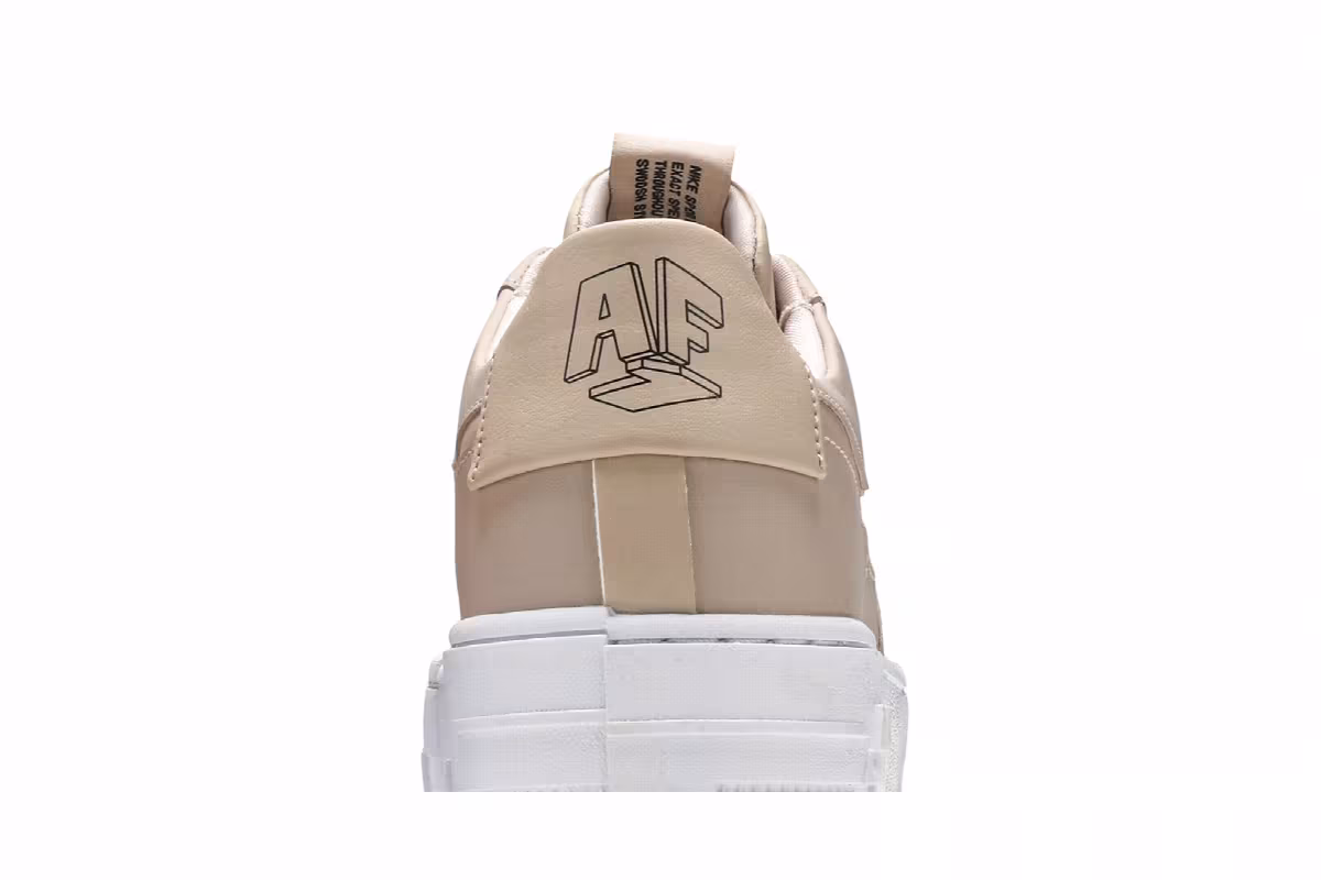 Nike Women's Air Force 1 Pixel Particle Beige, view 8