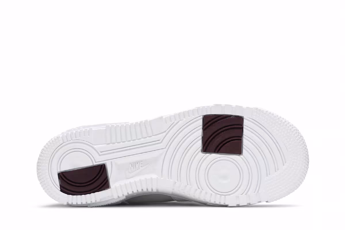 Nike Women's Air Force 1 Pixel White Gold Chain, view 5
