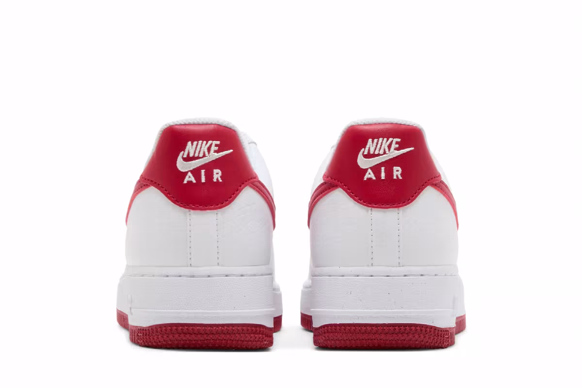 Nike Women's Air Force 1 White Gym Red, view 7