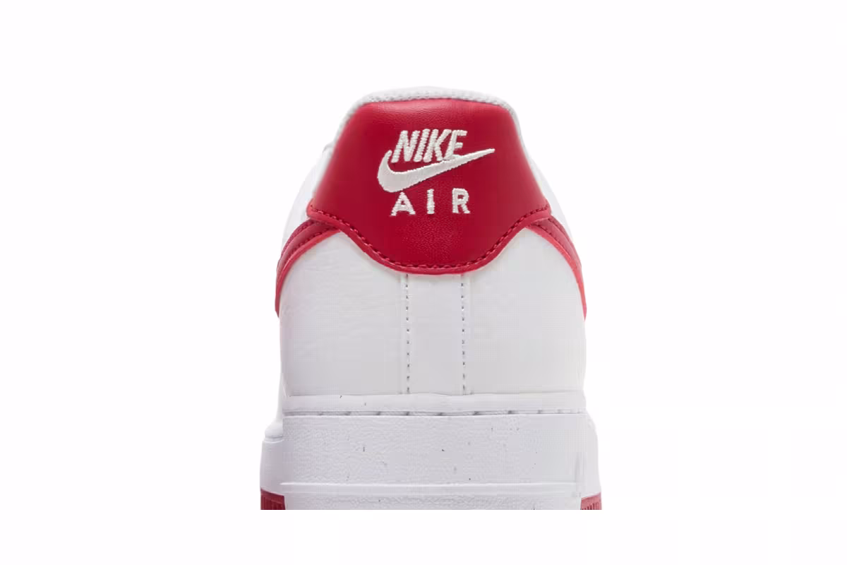 Nike Women's Air Force 1 White Gym Red, view 8
