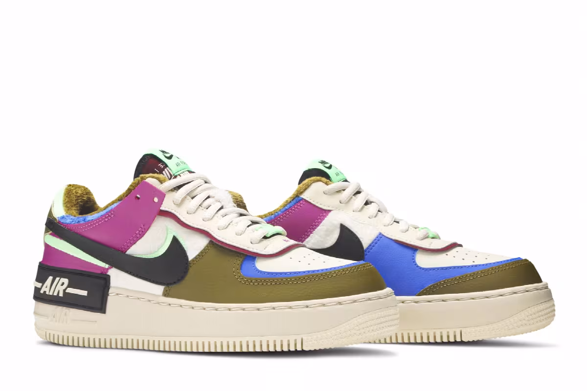 Nike Women's Air Force 1 Shadow SE Cactus Flower, view 9
