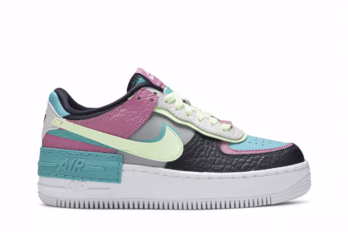 Nike Women's Air Force 1 Shadow Multi-Color, view 2