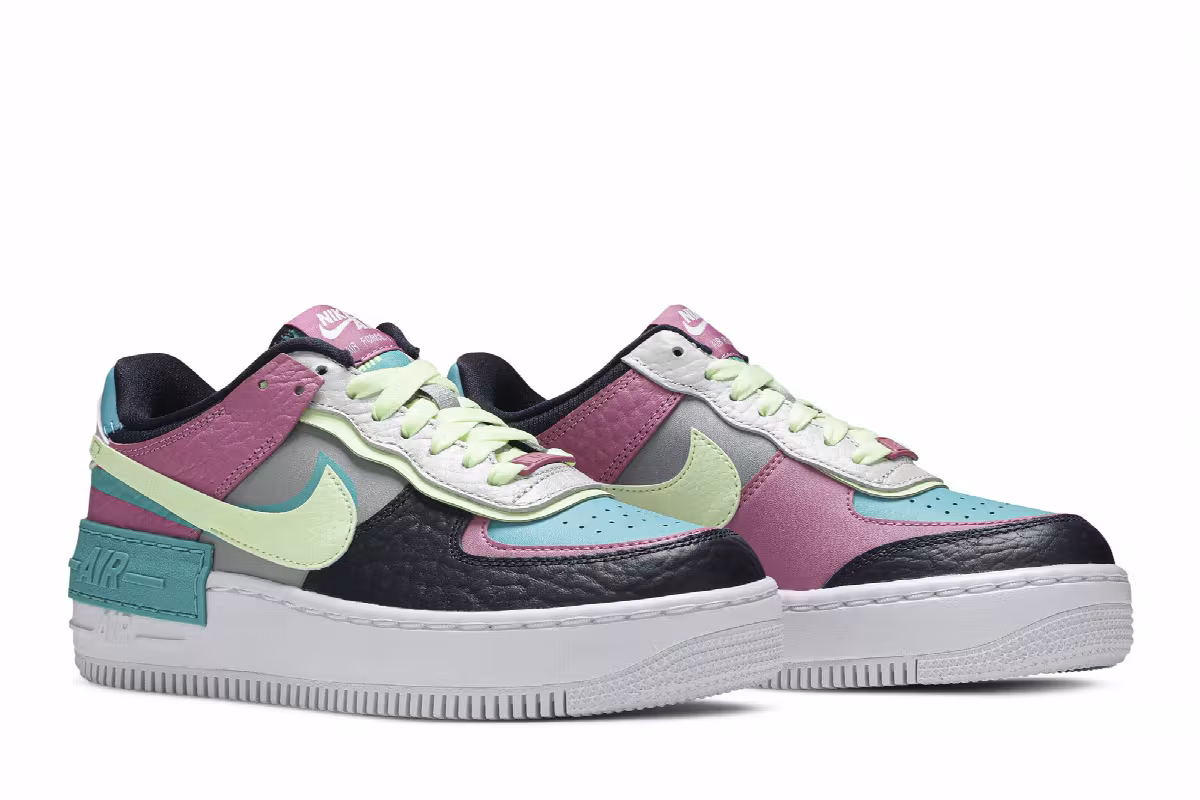 Nike Women's Air Force 1 Shadow Multi-Color, view 9