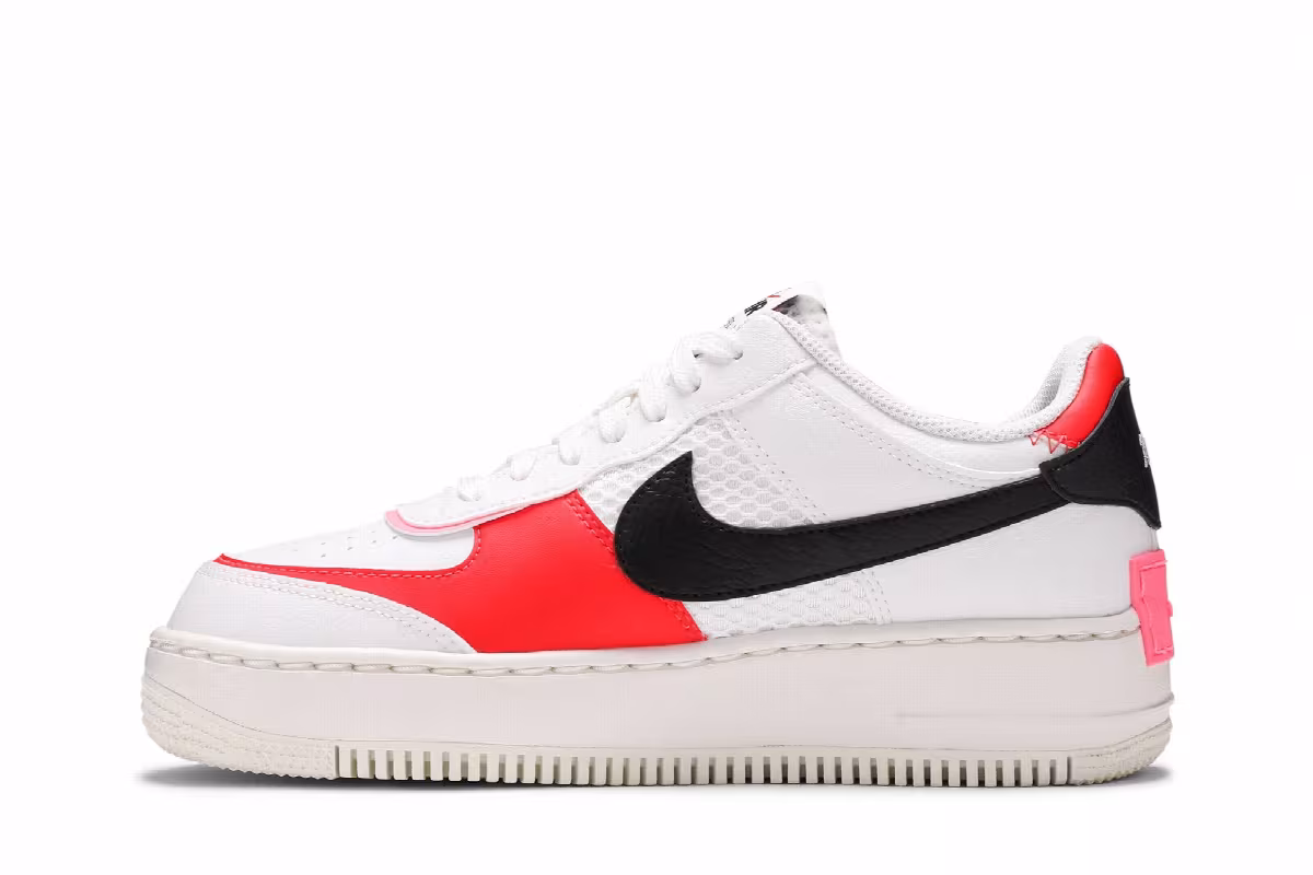 Nike Women's Air Force 1 Shadow White Multi-Color, view 4